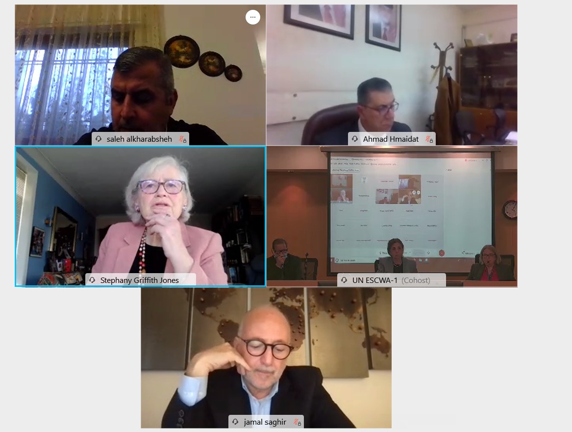 Snapshot of webinar showing key speakers