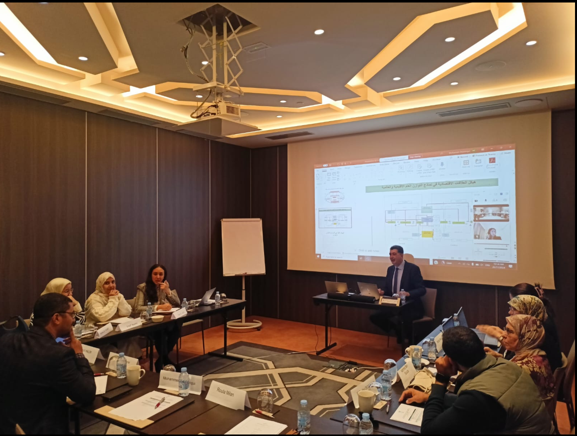 Photo from the event on Simulating the impacts of trade agreements and global economic shocks at the detailed product level in Morocco