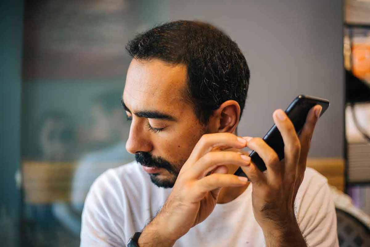 Man with a mobile phone. Photo: iStock