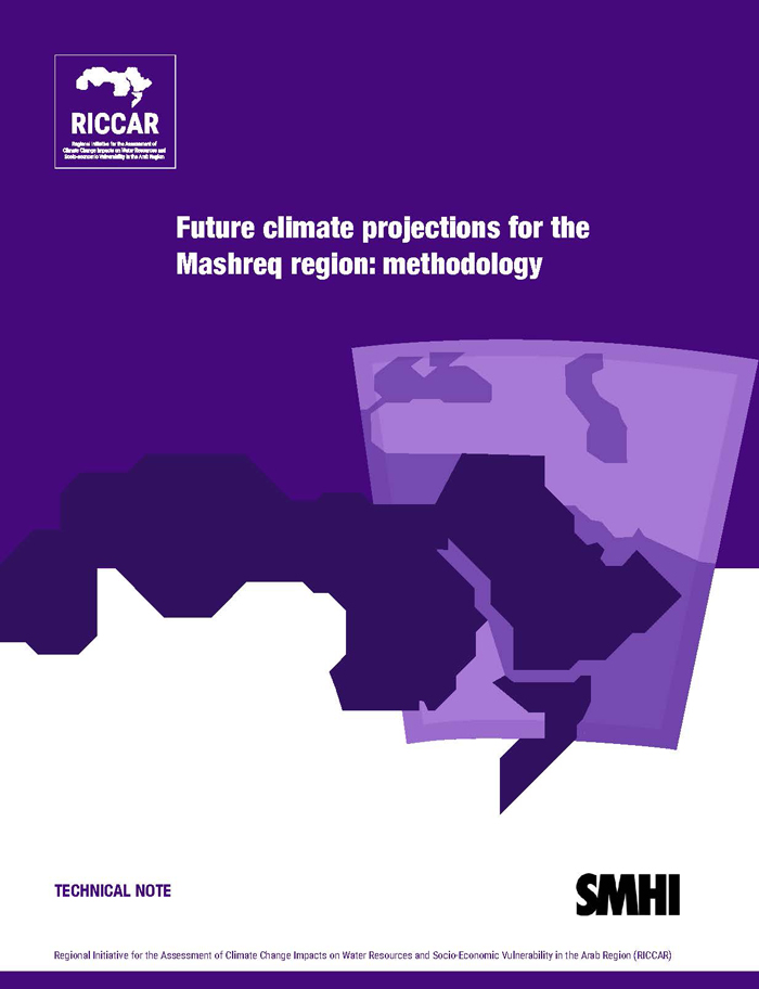 Future climate projections for the Mashreq region: methodology