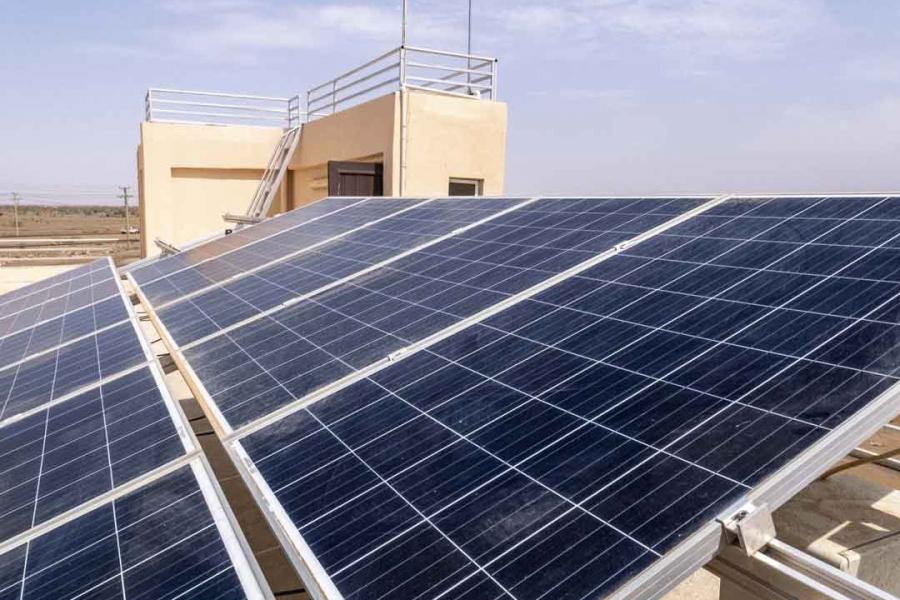 Solar power generator in North Sudan. Photo: Muhanad Sameer/UNDP