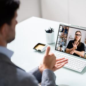 Image: man using laptop